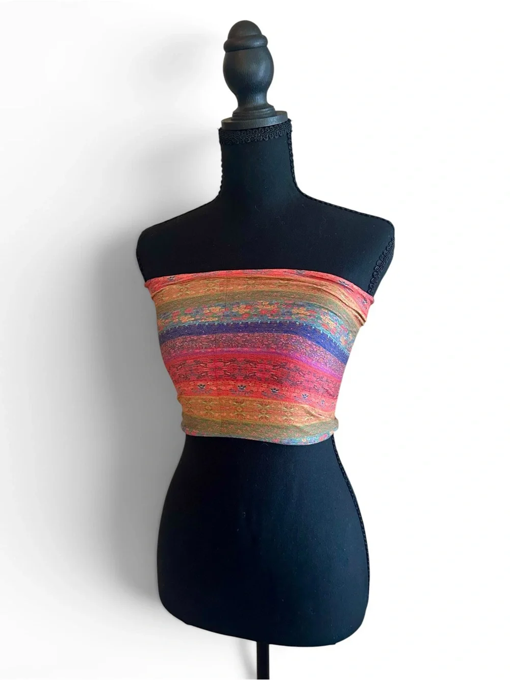 NATURAL LIFE Pink Red Blue Hair Scarf